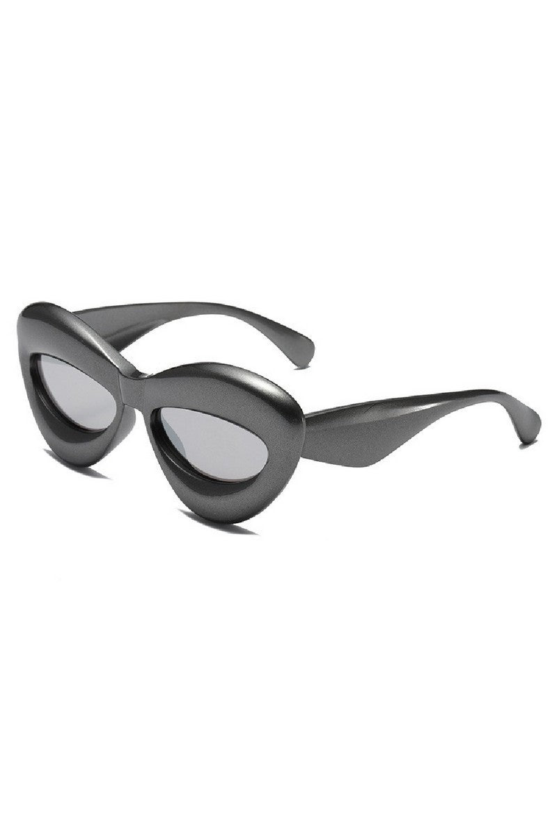 Cat Eye Glossy Sunglasses