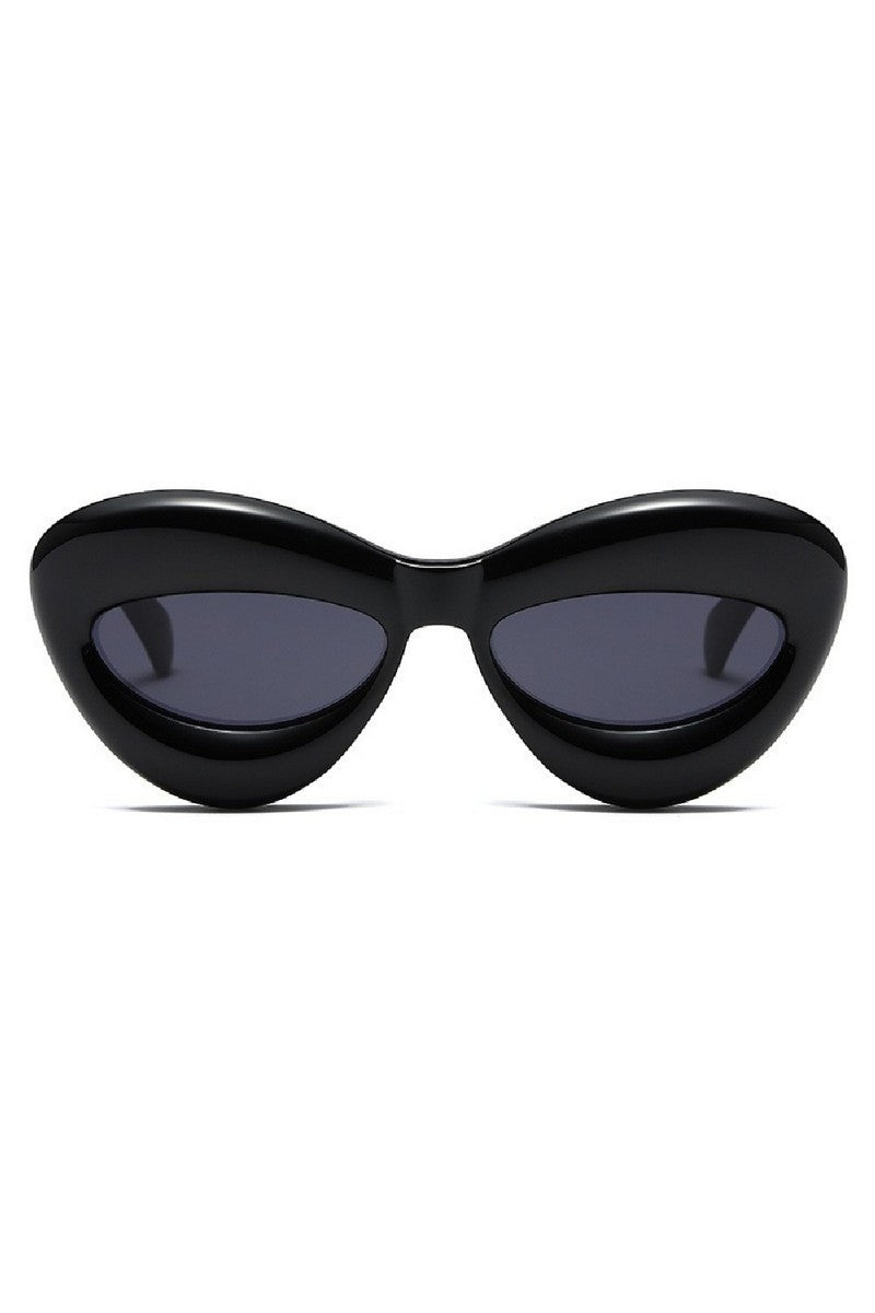 Cat Eye Glossy Sunglasses