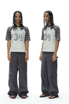 Plaid Corduroy Cargo Pants