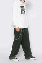 Corduroy Loose Trousers