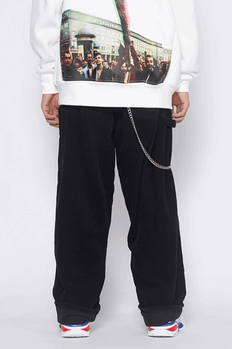 Corduroy Loose Trousers