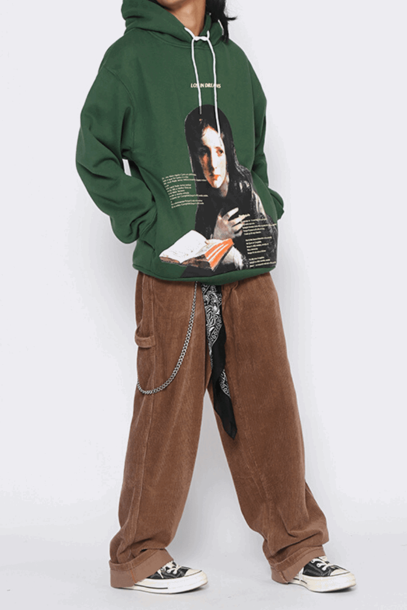 Corduroy Loose Trousers