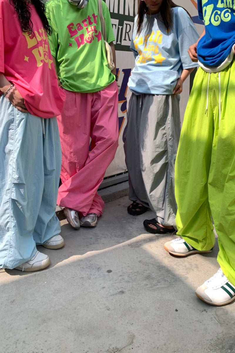 Pastel Parachute Pants
