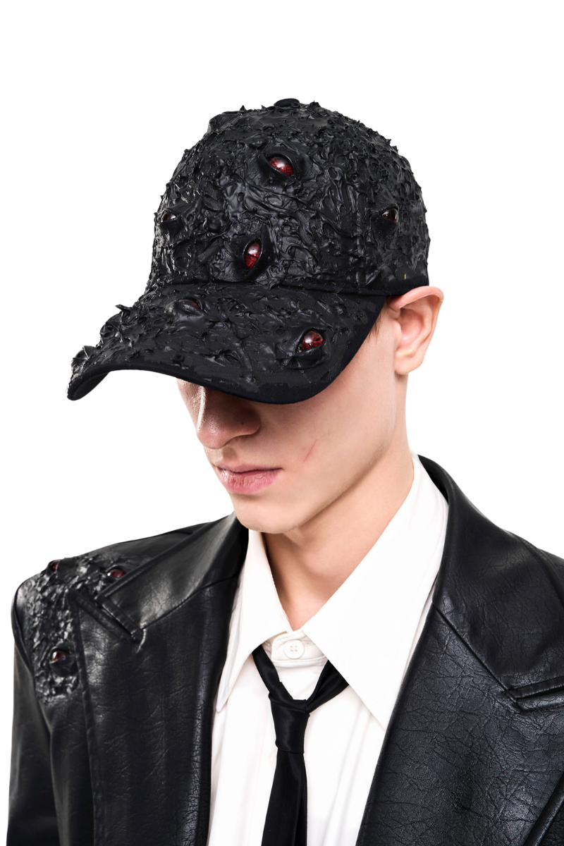 Molten Texture Black Baseball Cap