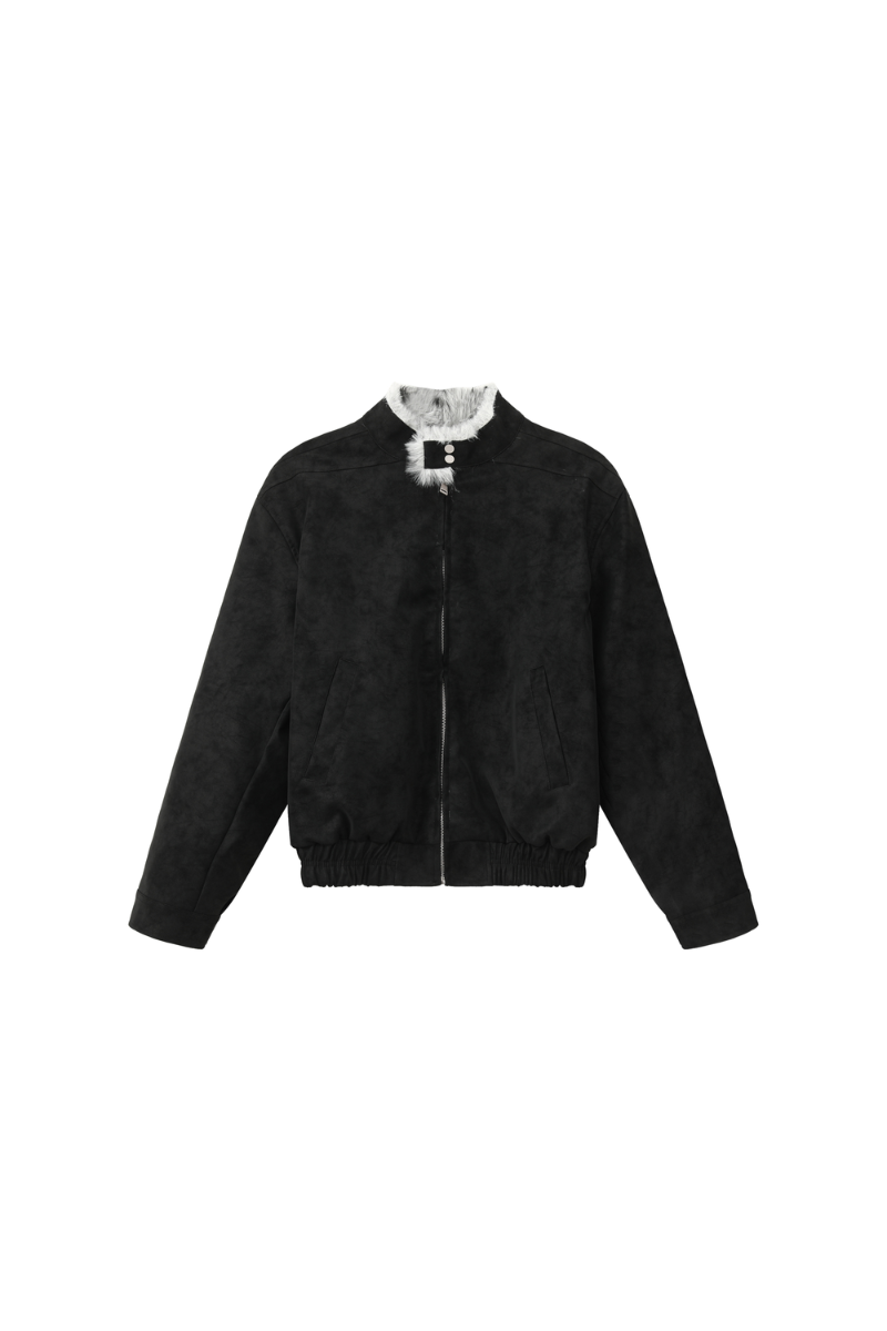 Fleece Lined Harrington Jacket