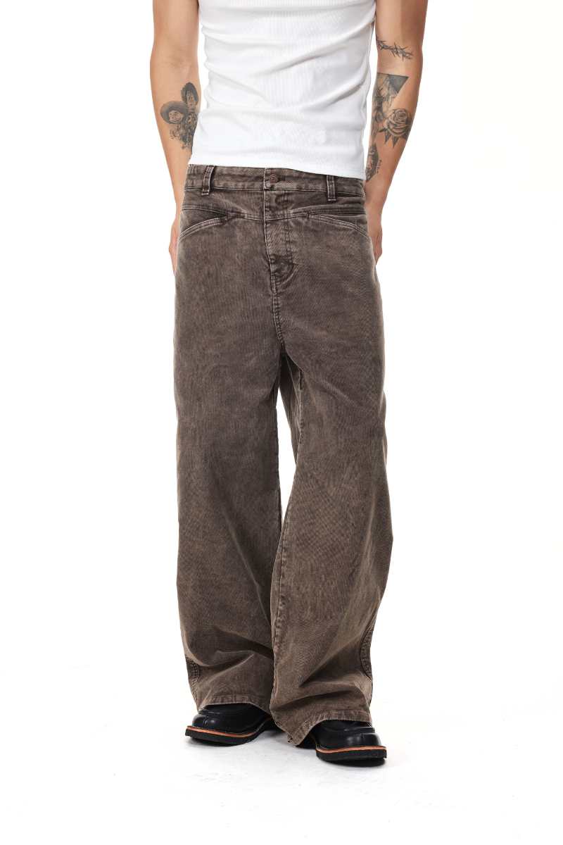 Washed Corduroy Pants