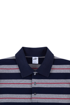 Heavyweight Striped Polo Tee