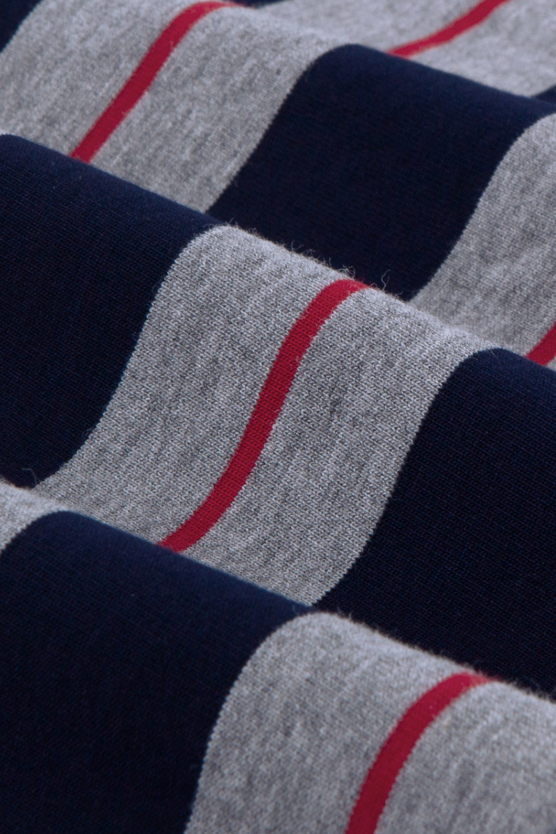 Heavyweight Striped Polo Tee