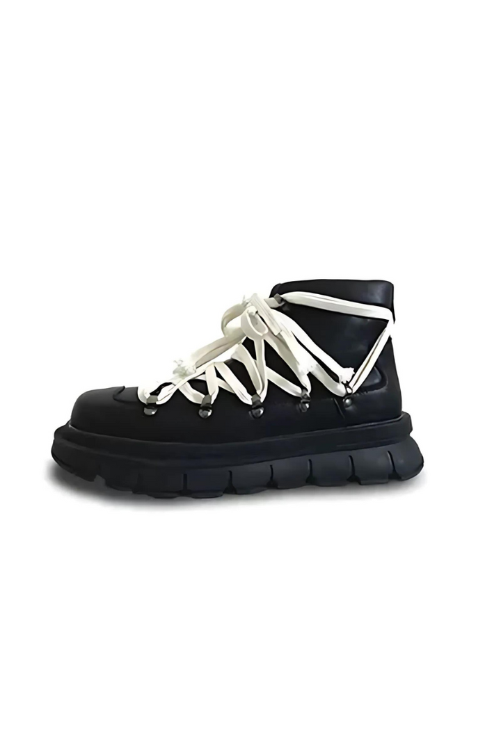 Fashion Black Hiking Boots