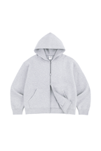Boxy Zip Air Layer Hoodie