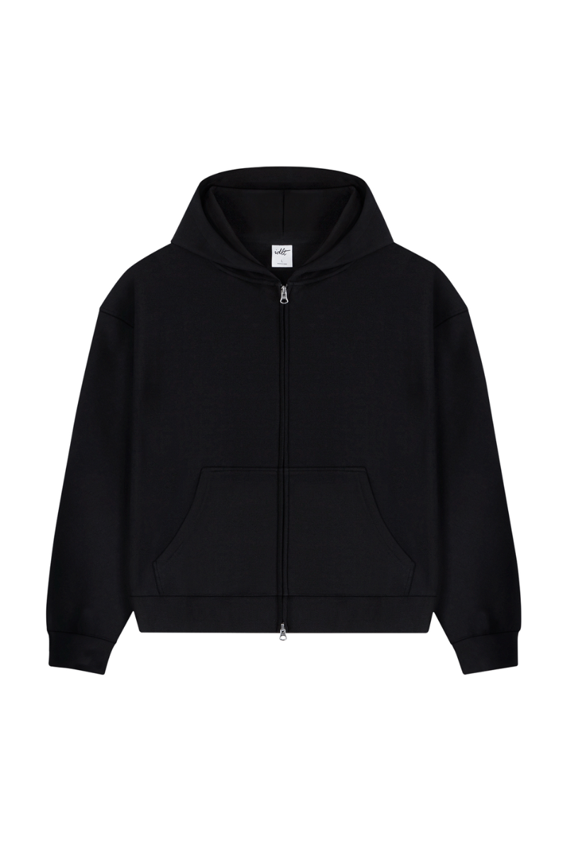 Boxy Zip Air Layer Hoodie