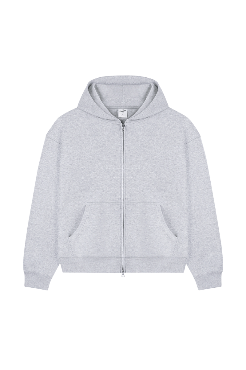 Boxy Zip Air Layer Hoodie