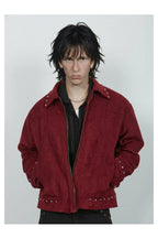 Studded Suede Crop Jacket — cover