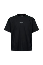 Oversized Basic Streetwear Tee — Black front