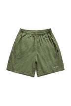 Quick-Dry Basketball Nylon Shorts — Green front