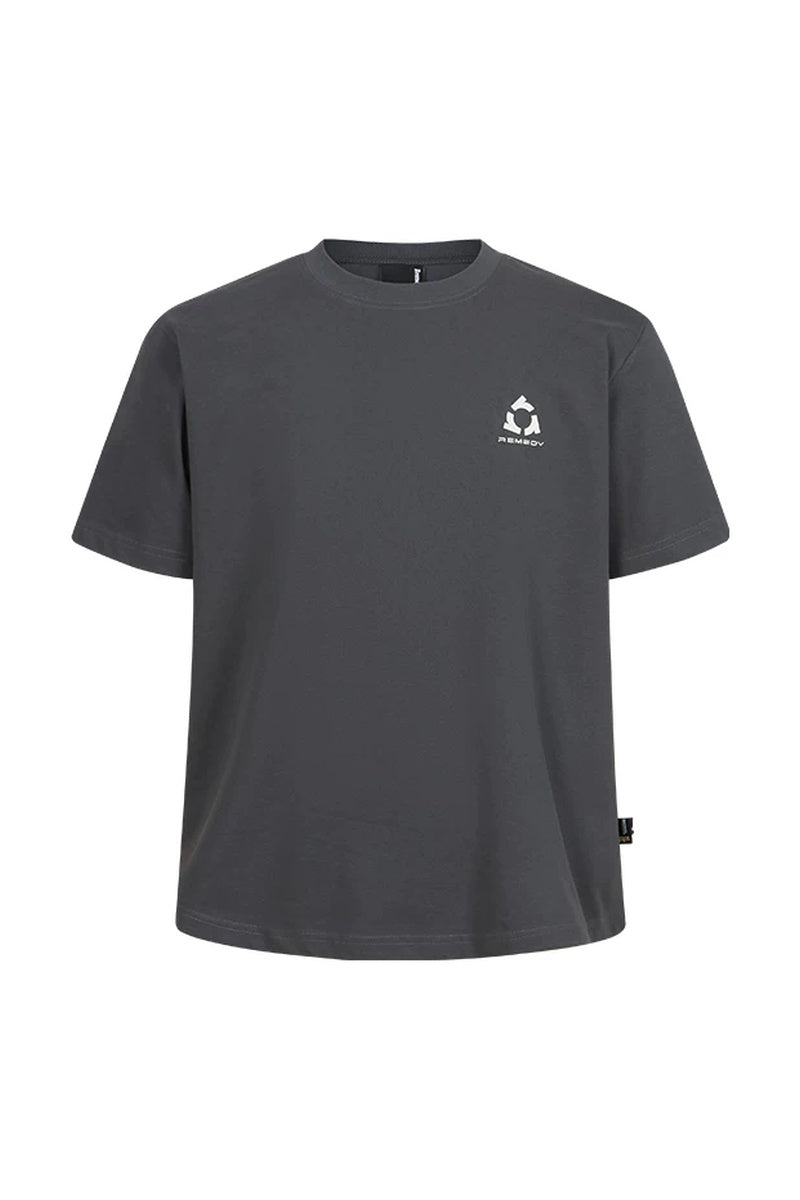 Sweat-Reactive Leopard Glow Tee — Dark Grey front
