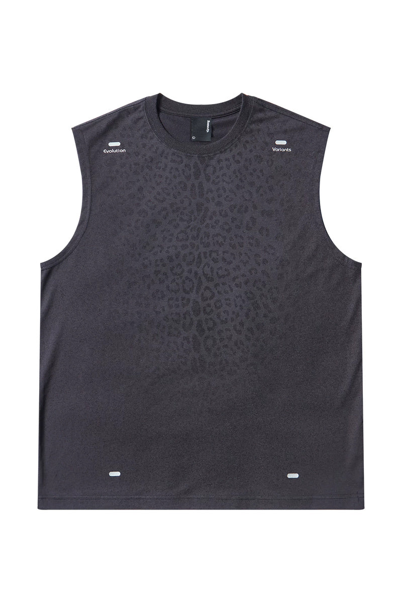Sweat-Reactive Leopard Training Tank