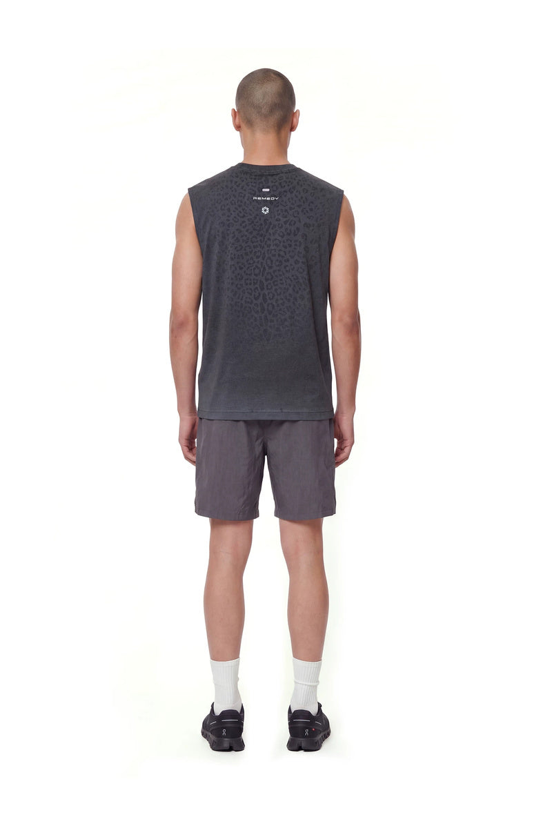 Sweat-Reactive Leopard Training Tank — gallery