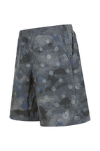 Reflective Camo Beach Shorts — Grey Camo front