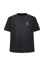 Reflective Leopard Mesh Tee — Black front