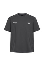 Sweat-Reactive Snakeskin Glow Tee — Dark Grey front