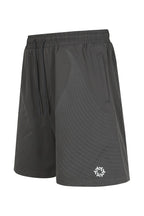 Reflective Basketball Training Shorts — Dark Grey front