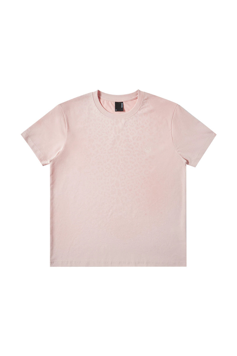 Sweat-Reactive Leopard Quick-Dry Tee