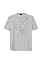 UV-Reactive Leopard Quick-Dry Tee — Heather Grey front