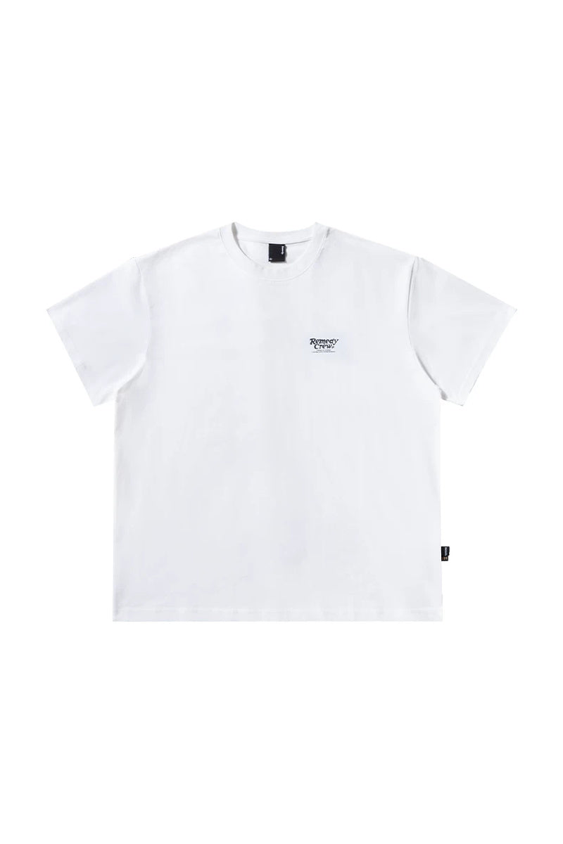 Cooling Oversized Streetwear Tee — White front