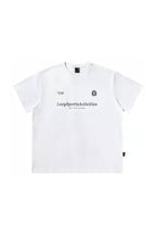 Vintage Graphic Oversized Tee — White front