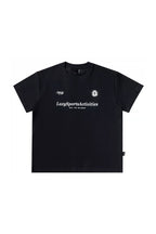 Vintage Graphic Oversized Tee — Black front