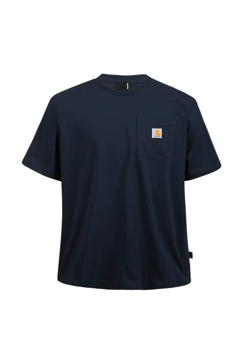 Cargo Pocket Streetwear Tee — Royal Blue front