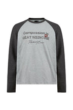 Vintage Raglan Graphic Longsleeve — Heather Grey front