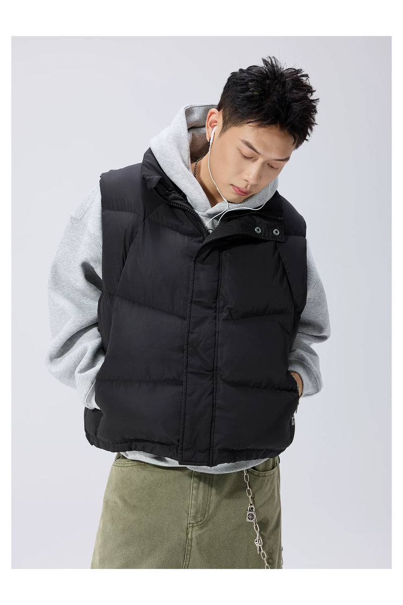 Vintage Stand Collar Vest — cover