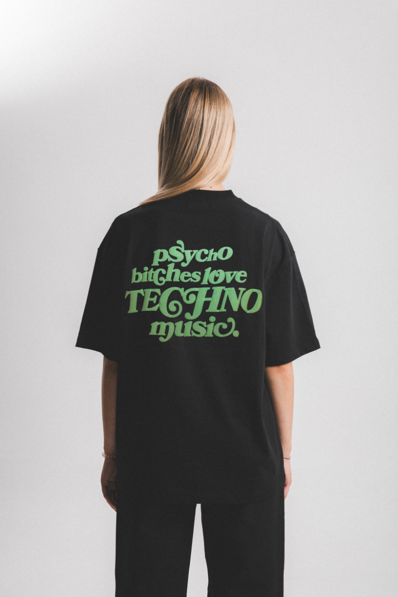 Psycho B*tches Puff Print Tee