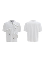 Deconstructed Multi Collar Polo