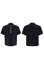 Sequin Safety Pin Polo Tee