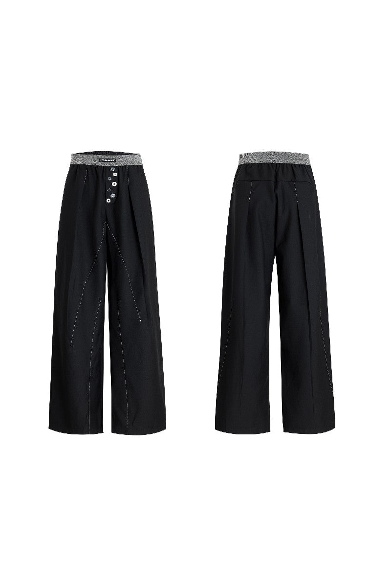 Tailored Straight Leg Trousers