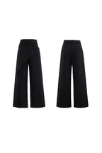 Layered Panel Straight Trousers