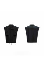 Drawstring Cargo Vest