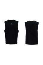 Mesh Cutout Sleeveless Vest