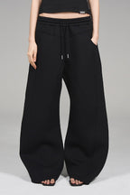 Dual Tone Curved Sweatpants