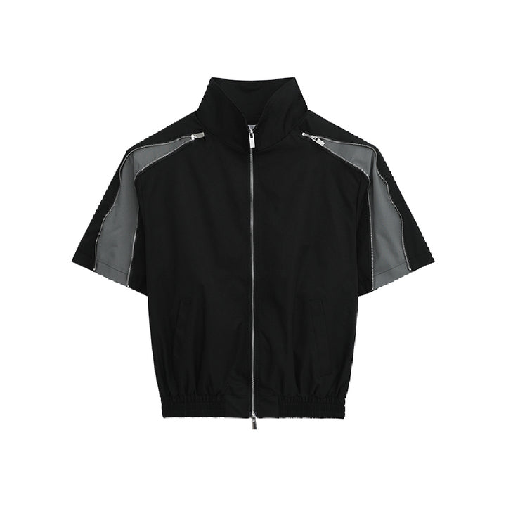 Reflective Zip-Up Shirt