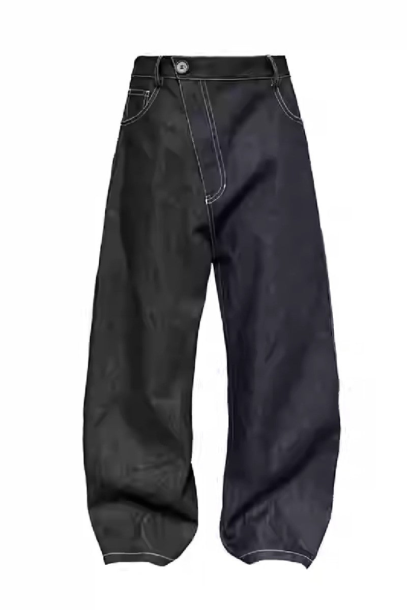 Asym Zip Flare Jeans