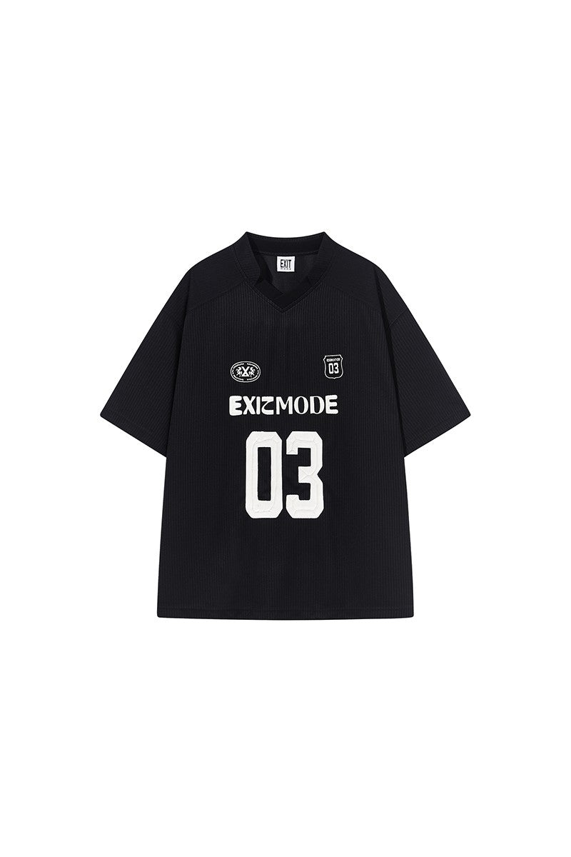 Retro Striped Jersey T-Shirt