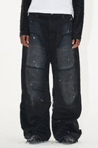 Paint Splatter Carpenter Jeans