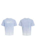 Ombre Denim Look Boxy Tee