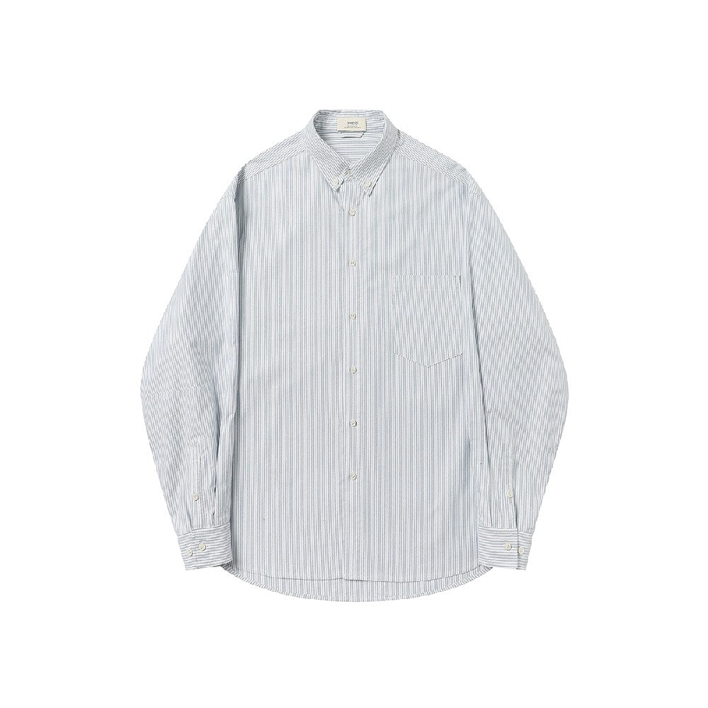 Oxford Striped Casual Loose Fit Shirt