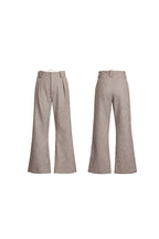 Embroidered Flare Dress Trousers