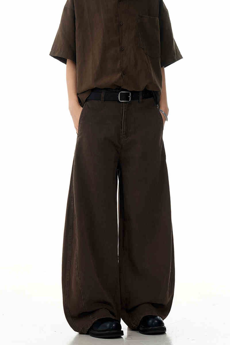 Brown Blade Banana Pants
